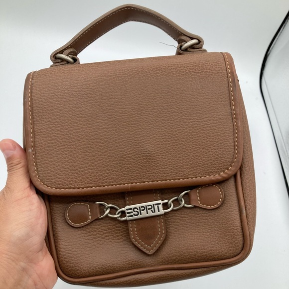 Esprit Handbags - VINTAGE ESPRIT MINIBACKPACK BROWN